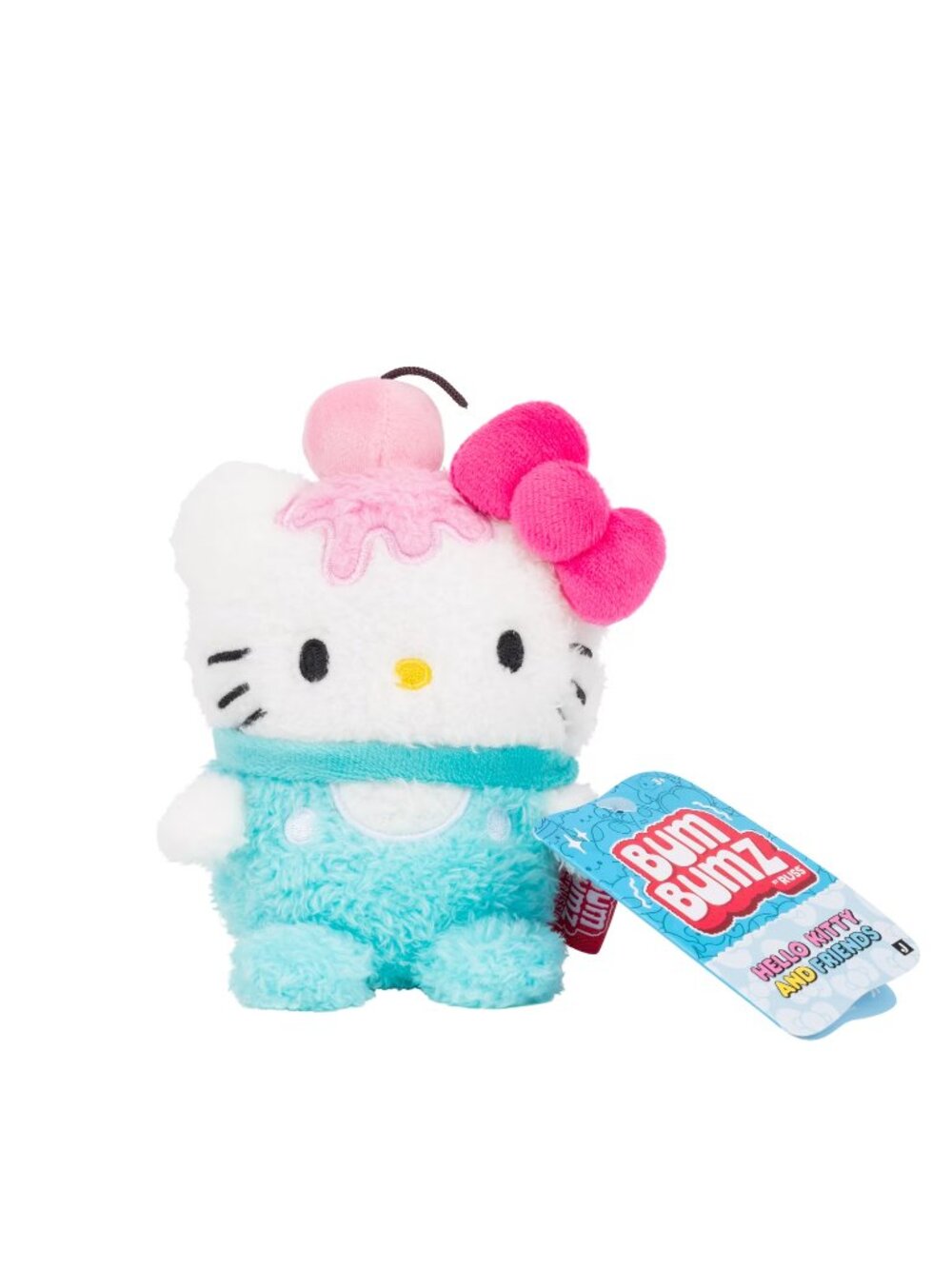 HELLO KITTY SUNDAE and Friends 4.5 inch BumBumz Plush Toy Stuffed Animal, NWT